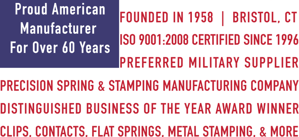 Metal Stamping in the USA with Copper Contacts China